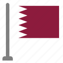 flag, country, qatar, flags