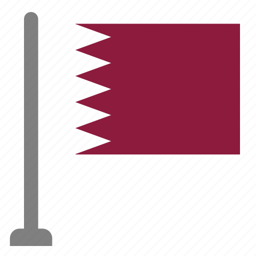 Flag, country, qatar, flags icon - Download on Iconfinder