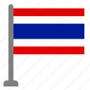 flag, country, thailand, flags