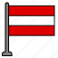 flag, country, austria 