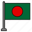 flag, country, bangladesh 