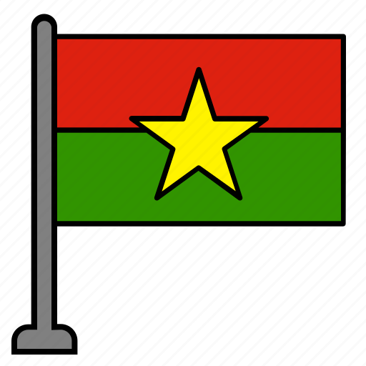 Flag, country, burkina icon - Download on Iconfinder