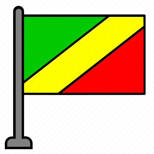 Flag, country, congo icon - Download on Iconfinder