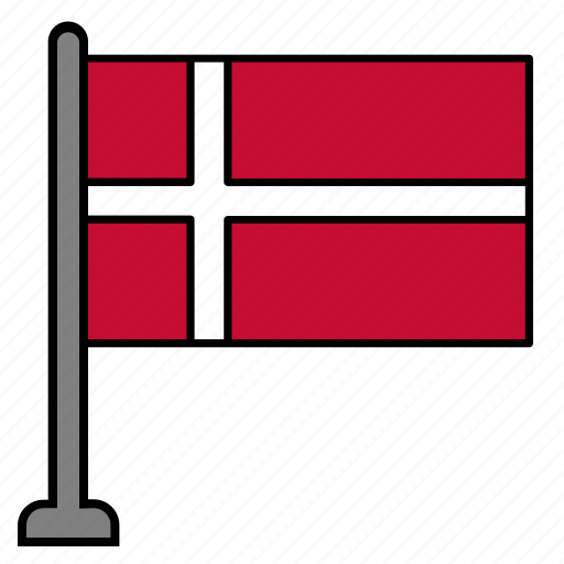 Flag, country, denmark icon - Download on Iconfinder