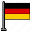flag, country, germany 
