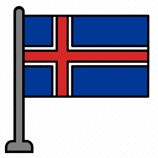Flag, country, iceland icon - Download on Iconfinder
