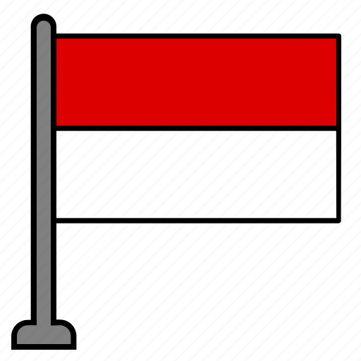 Flag, country, indonesia icon - Download on Iconfinder