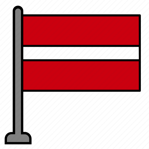 Flag, country, latvia icon - Download on Iconfinder