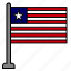 flag, country, liberia 