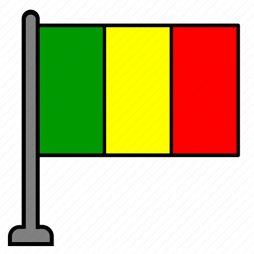 Flag, country, mali icon - Download on Iconfinder