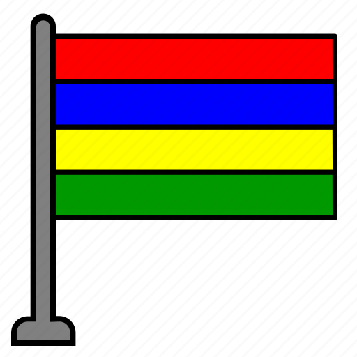 Flag, country, mauritius icon - Download on Iconfinder
