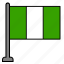 flag, country, nigeria 