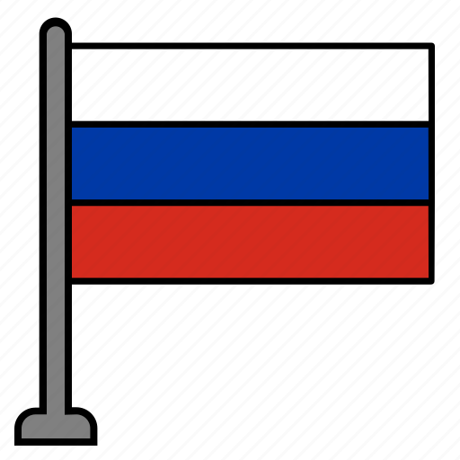 Flag, country, russia icon - Download on Iconfinder