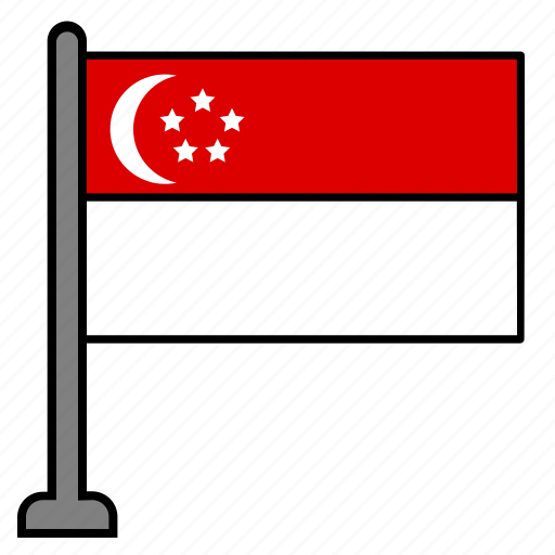 Flag, country, singapore icon - Download on Iconfinder