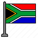 flag, country, south, africa