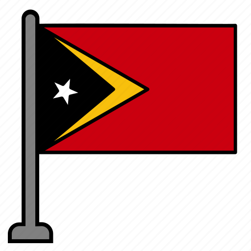 Flag, country, timor, leste icon - Download on Iconfinder