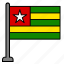 flag, country, togo 