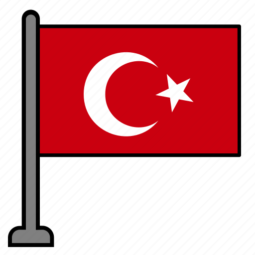 Flag, country, turkey icon - Download on Iconfinder