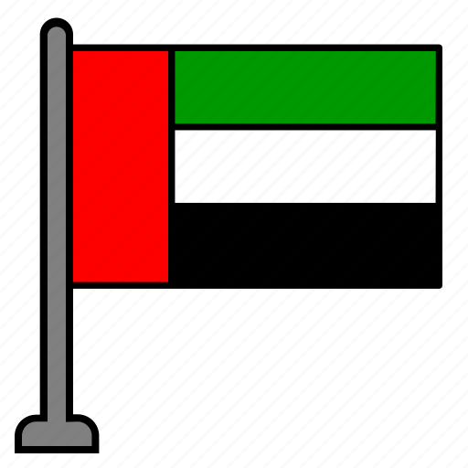 Flag, country, united, emirates, arab icon - Download on Iconfinder
