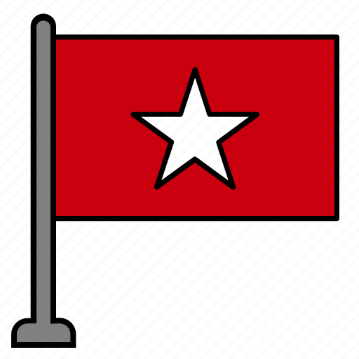 Flag, country, vietnam icon - Download on Iconfinder