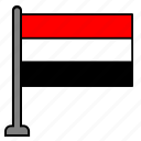flag, country, yemen