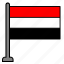 flag, country, yemen 