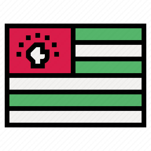 Abkhazia, flag, nation, world, country icon - Download on Iconfinder