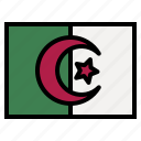 algeria, flag, nation, world, country