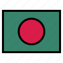 bangladesh, flag, nation, world, country
