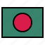 bangladesh, flag, nation, world, country 