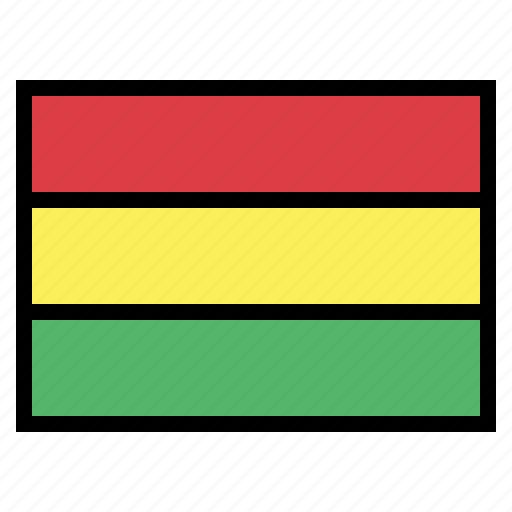 Bolivia, flag, nation, world, country icon - Download on Iconfinder