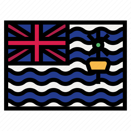 British, indian, ocean, territory, flag, nation, world icon - Download on Iconfinder