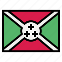burundi, flag, nation, world, country