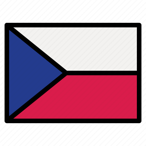 Czech, republic, flag, nation, world, country icon - Download on Iconfinder