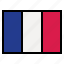france, flag, nation, world, country 