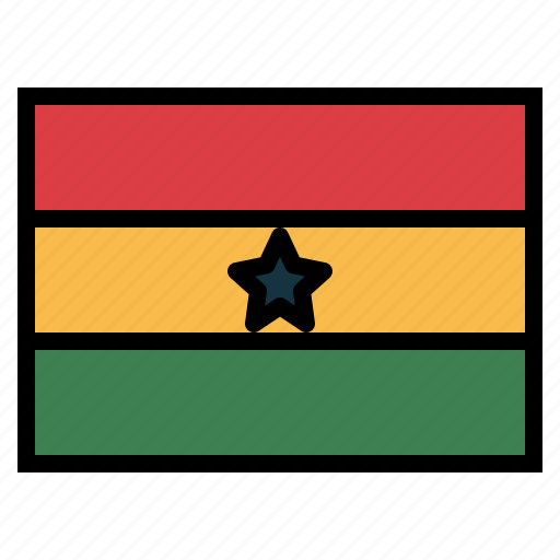 Ghana, flag, nation, world, country icon - Download on Iconfinder