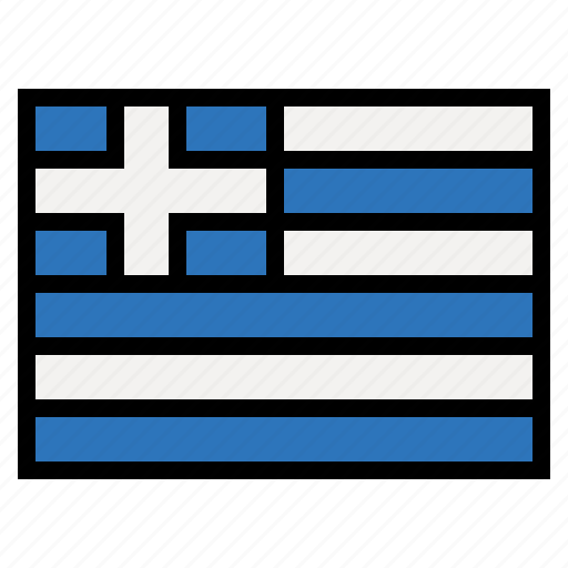 Greece, flag, nation, world, country icon - Download on Iconfinder