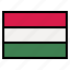 hungary, flag, nation, world, country 