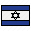 israel, flag, nation, world, country