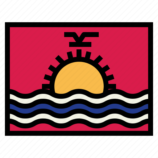 Kiribati, flag, nation, world, country icon - Download on Iconfinder