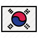 korea, south, flag, nation, world, country