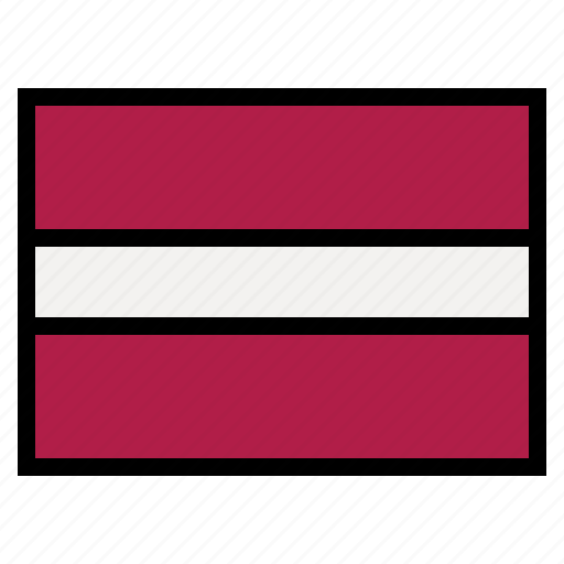 Latvia, flag, nation, world, country icon - Download on Iconfinder