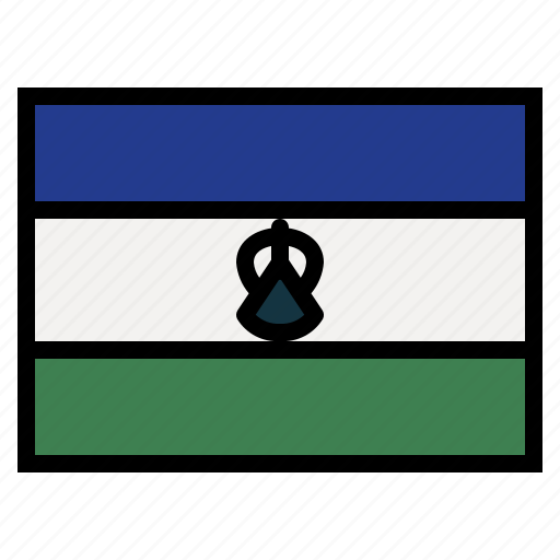 Lesotho, flag, nation, world, country icon - Download on Iconfinder