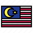 malaysia, flag, nation, world, country