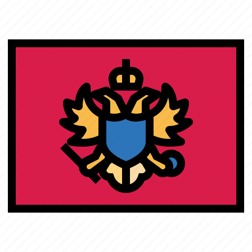 Montenegro, flag, nation, world, country icon - Download on Iconfinder