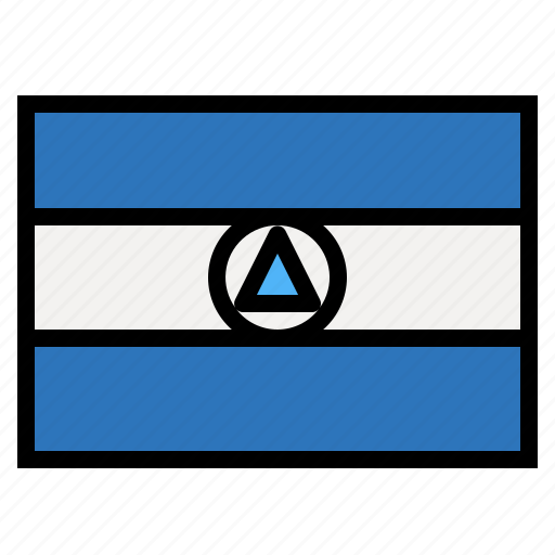 Nicaragua, flag, nation, world, country icon - Download on Iconfinder