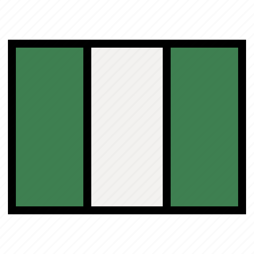 Nigeria, flag, nation, world, country icon - Download on Iconfinder