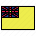 niue, flag, nation, world, country