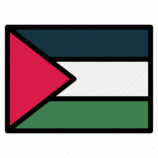 Palestine, flag, nation, world, country icon - Download on Iconfinder