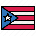 puerto, rico, flag, nation, world, country